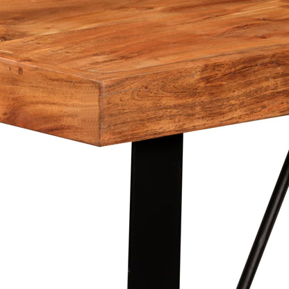Mesa De Bar De Madera Maciza De Acacia 120x60x107 Cm_1