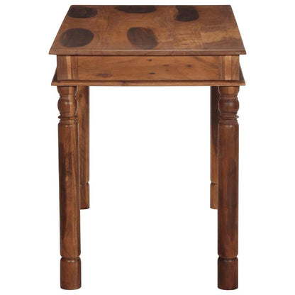 Mesa De Comedor Madera Maciza De Acacia 120x60x77 Cm_1