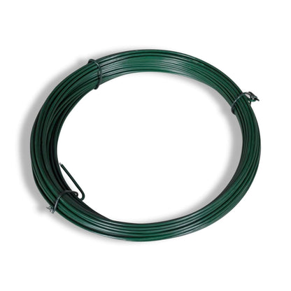 Valla De Tela Metálica Con Postes Acero Verde 1,5x25 M / Vetonek_4