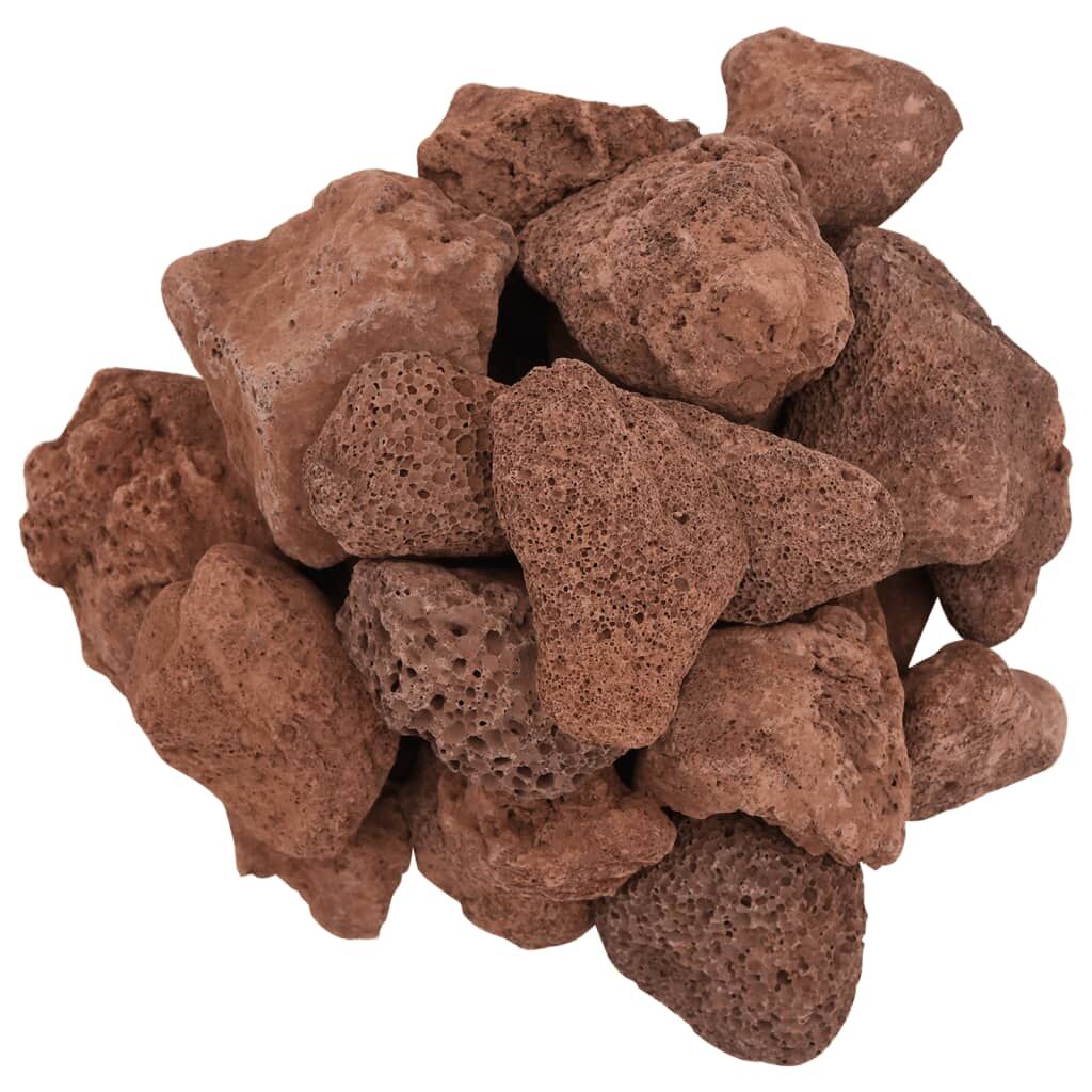 Vidaxl Rocas Volcánicas Rojas 10 Kg 5-8 Cm_2