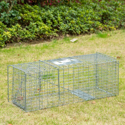 Outsunny Trampa Para Animales Vivos Plegable 93x31x34_1