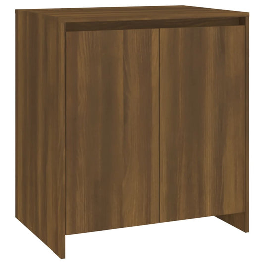 Aparador De Madera Contrachapada Marrón Roble 70x41x75 Cm / Vetonek_0