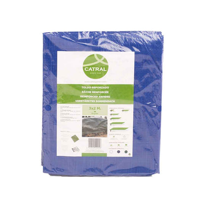 Toldo Reforzado Azul - Protección Y Durabilidad 3x2 M / Multicolor_0