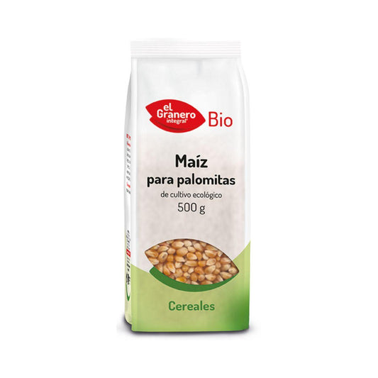 Maíz para Palomitas Bio, 500 g. El Granero