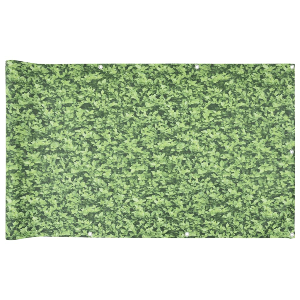 Pantalla De Privacidad De Balcón Pvc Plantas Verde 500x120 Cm / Vetonek_4