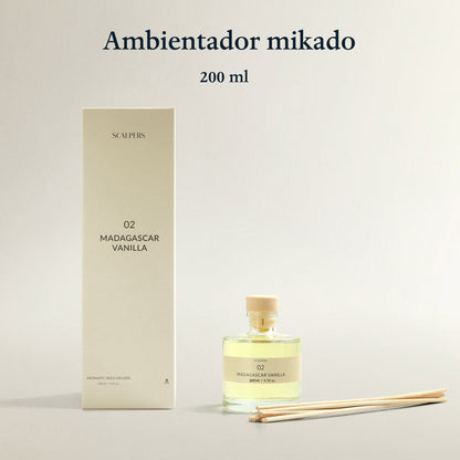 Difusor Mikado 200ml Vainilla De Madagascar Scalpers_1