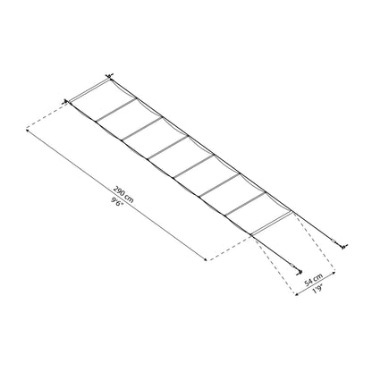 Toldo para pérgola 3x9.7 ft