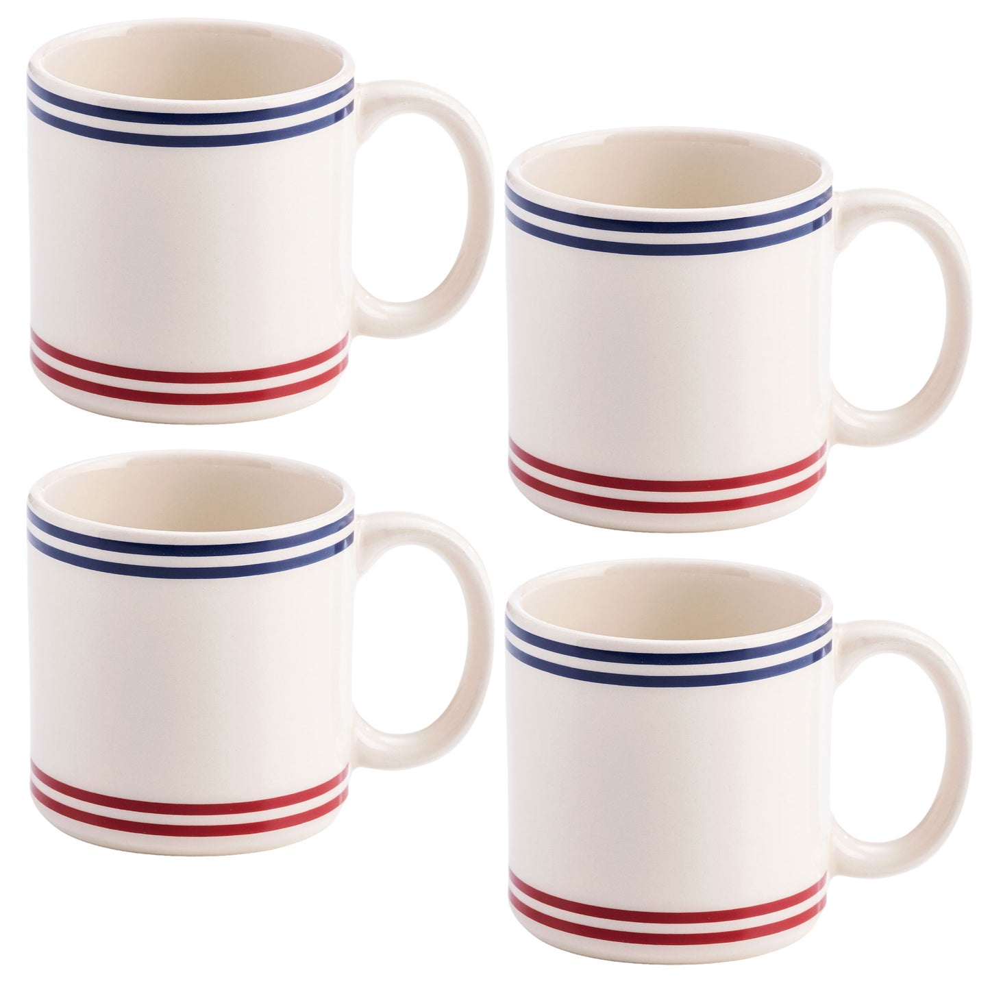 Set 4pzs Tazas De Gres 330ml El Ganso