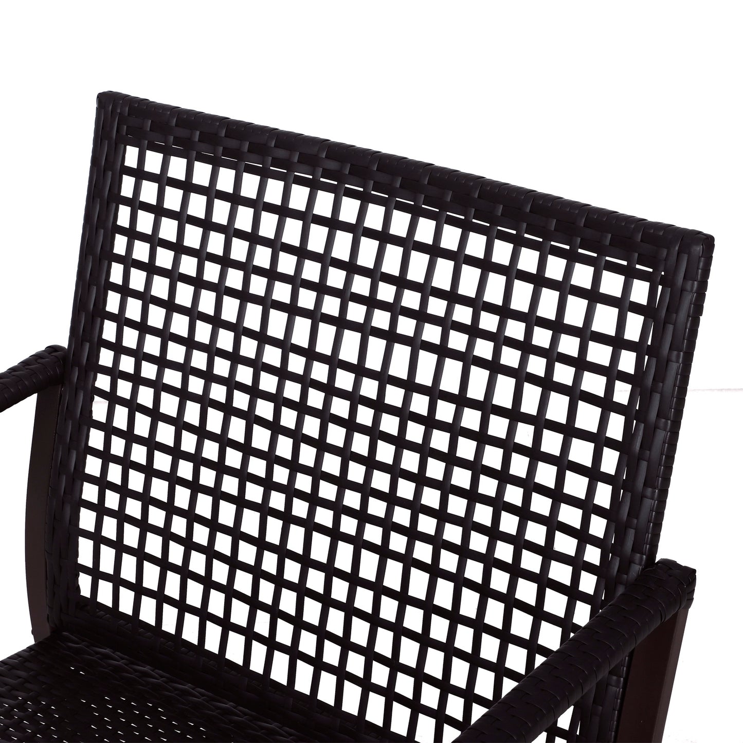 Outsunny Conjunto De Muebles De Ratán Para Jardín Con Mesa Ø51x46 Cm Y 2 Sillas_4