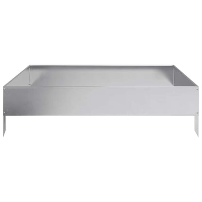 Jardinera De Acero Galvanizado 100x100x26 Cm_4
