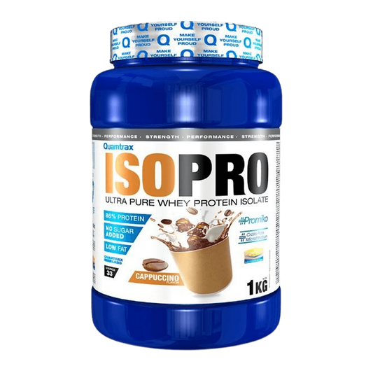 Isopro Cfm - 1kg - Capuchino - Proteína De Aislado De Suero Isolate - Quamtrax_0