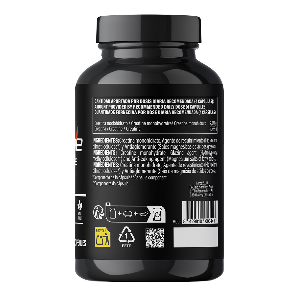 Creatina Powergym 120 Cápsulas