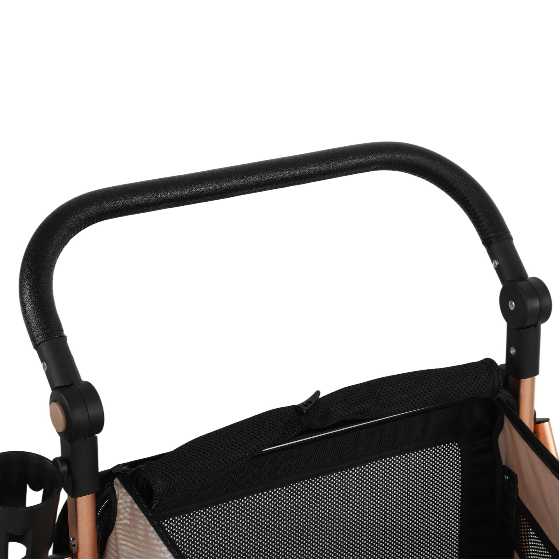 Pawhut Carrito Para Perros Plegable Hasta 20 Kg Con Ruedas Grandes Y Suspensión_4