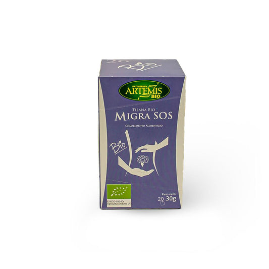 Tisana Migra SOS Eco Artemis, 20 filtros.