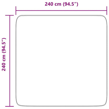 Vidaxl Alfombra De Pelo Largo Navarra Rosa Polvoriento 240x240 Cm_2