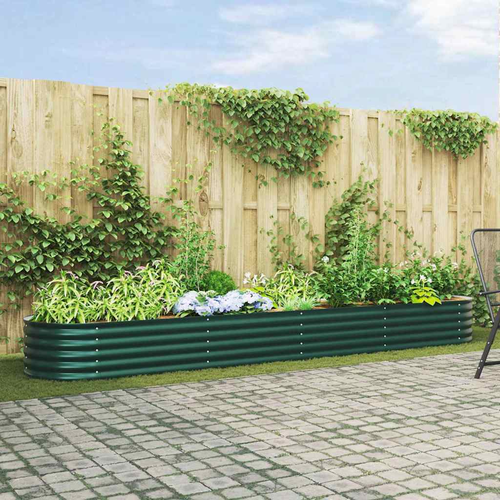 Cama Elevada Verde 400 X 80 X 44 Cm Acero_1