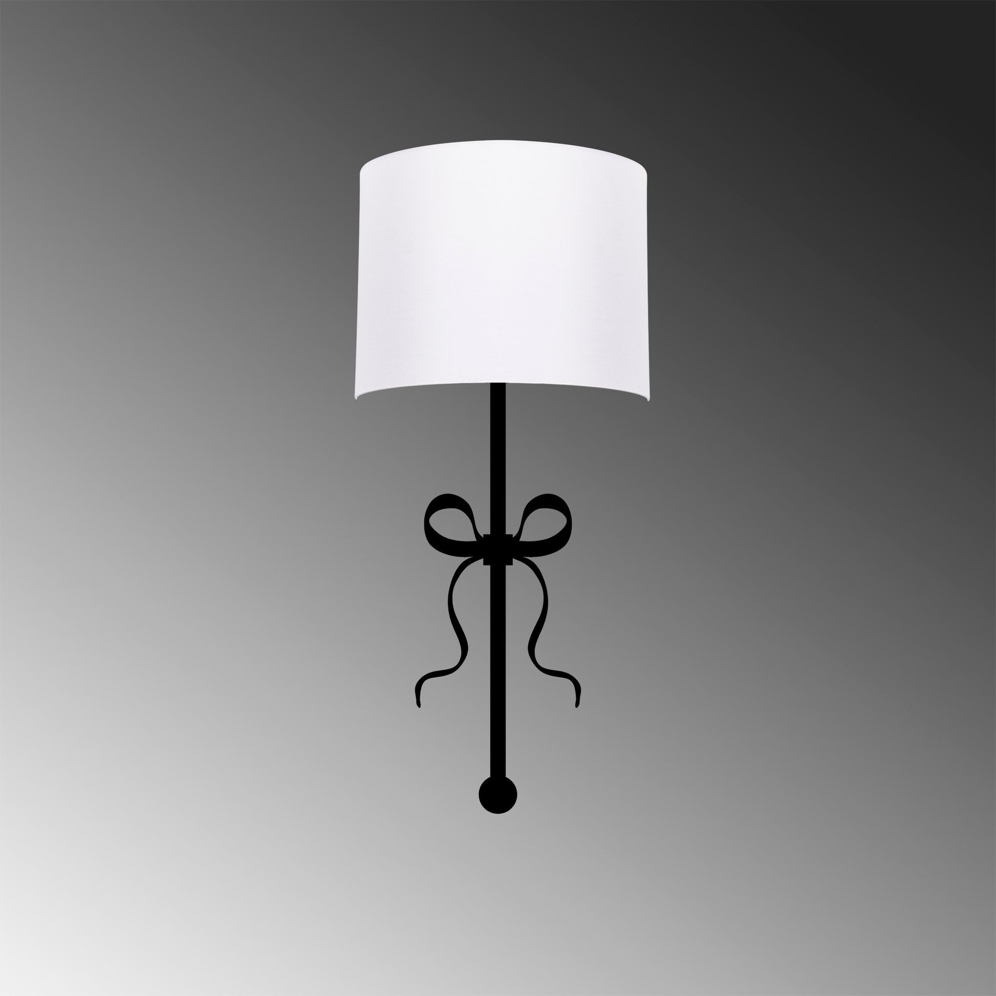 Aplique De Pared, Metal , Blanco negro, 15x28x57, Casquillo E 27 Max 40 W_4