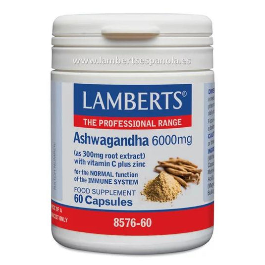 Ashwagandha 6000 Mg 60 Cap Lamberts