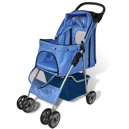 Vidaxl Cochecito Para Perros 15 Kg Azul_0