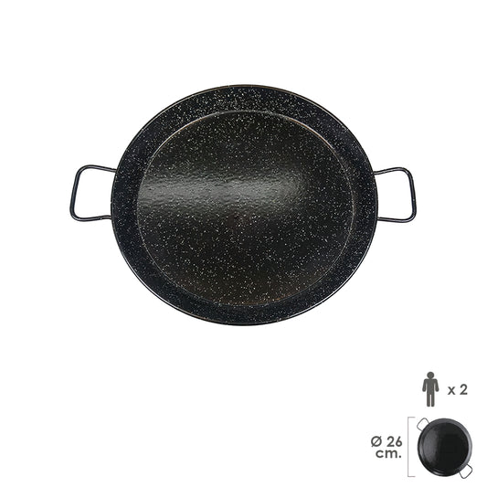 Paellera Valenciana Esmaltada   2personas / 26 cm