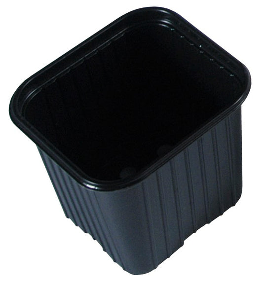 Maceta poliestireno negra 9 x 9 cm 10 uds