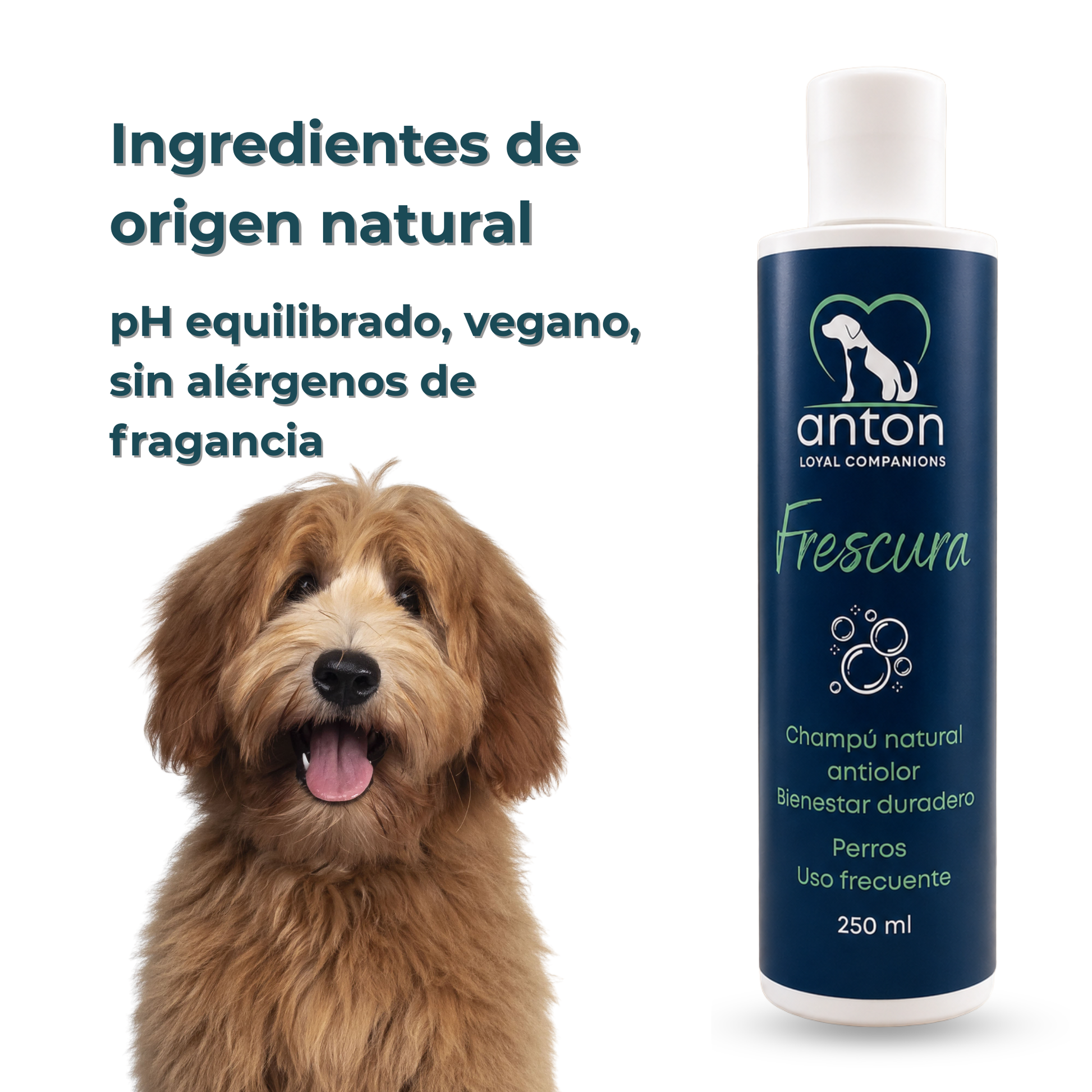 Champú natural para el control de olores en perros – 250 ml_4