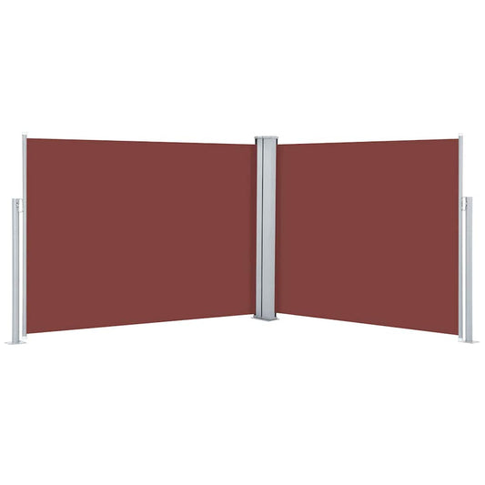 Vidaxl Toldo Lateral Retráctil Marrón 140x1000 Cm_0