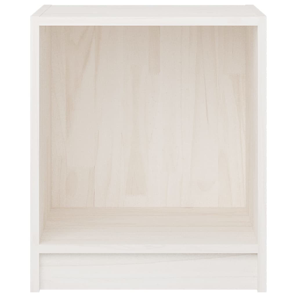 Mesita De Noche 2 Uds Madera De Pino Blanco 35,5x33,5x41,5 Cm_4