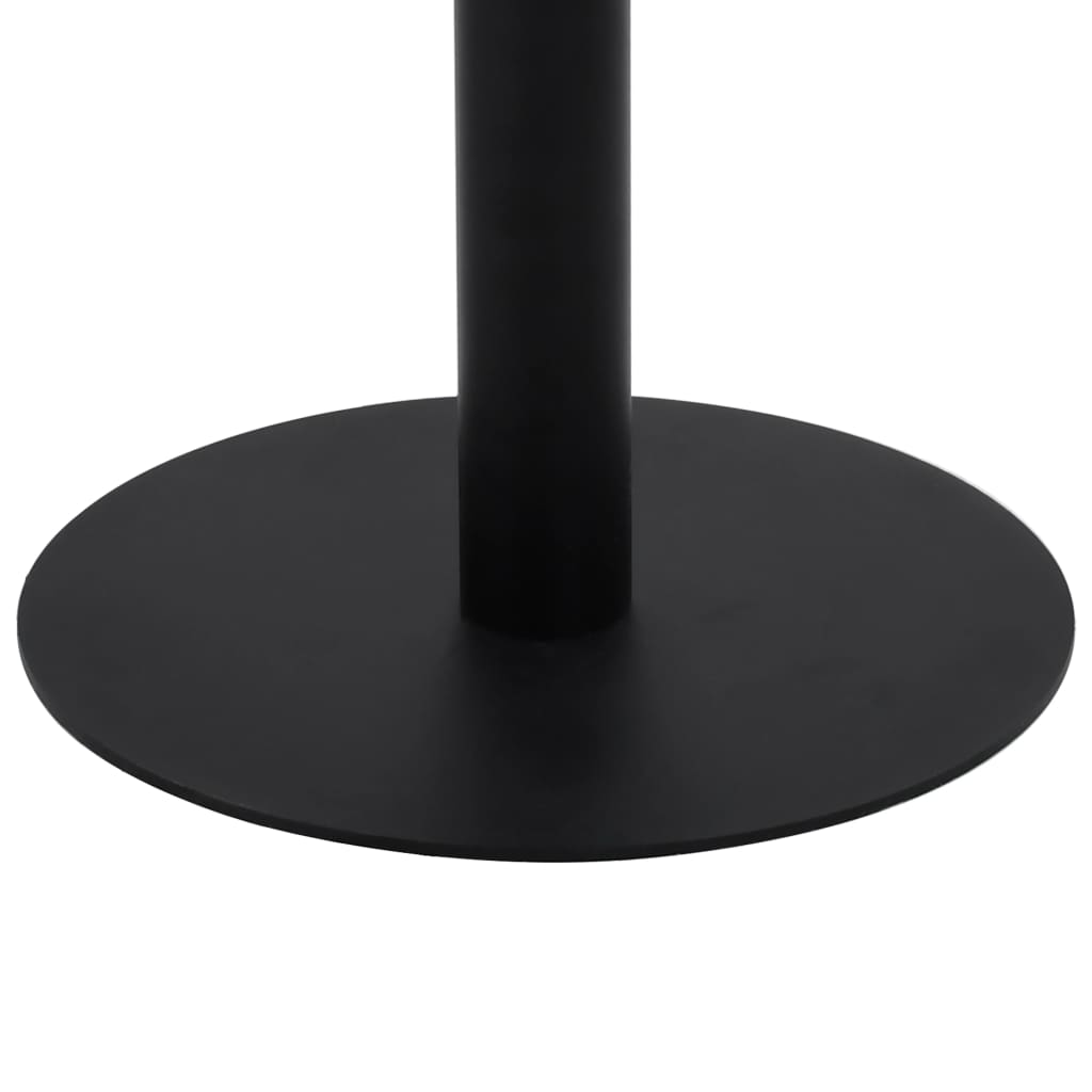 Mesa De Bistró Mdf Marrón Oscuro 80 Cm_1
