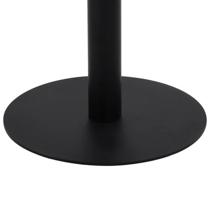 Mesa De Bistró Mdf Marrón Oscuro 80 Cm_1