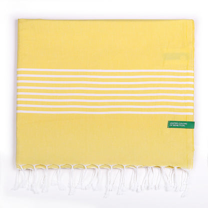 Set 2 Toallas Benetton Hamman 80x165cm 170gsm 100%algodon Amarillo Casa Benetton