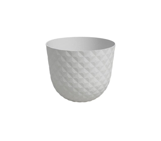 Artevasi Macetero Havana Tropical Blanco De Plástico Reciclado 40cm_0