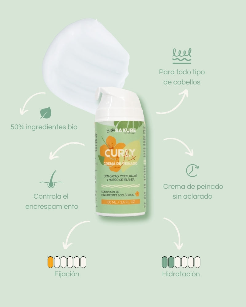 Curly Fix - Crema De Peinado Para Rizos Perfectos E Hidratados 100 Ml Bio Sakure_1