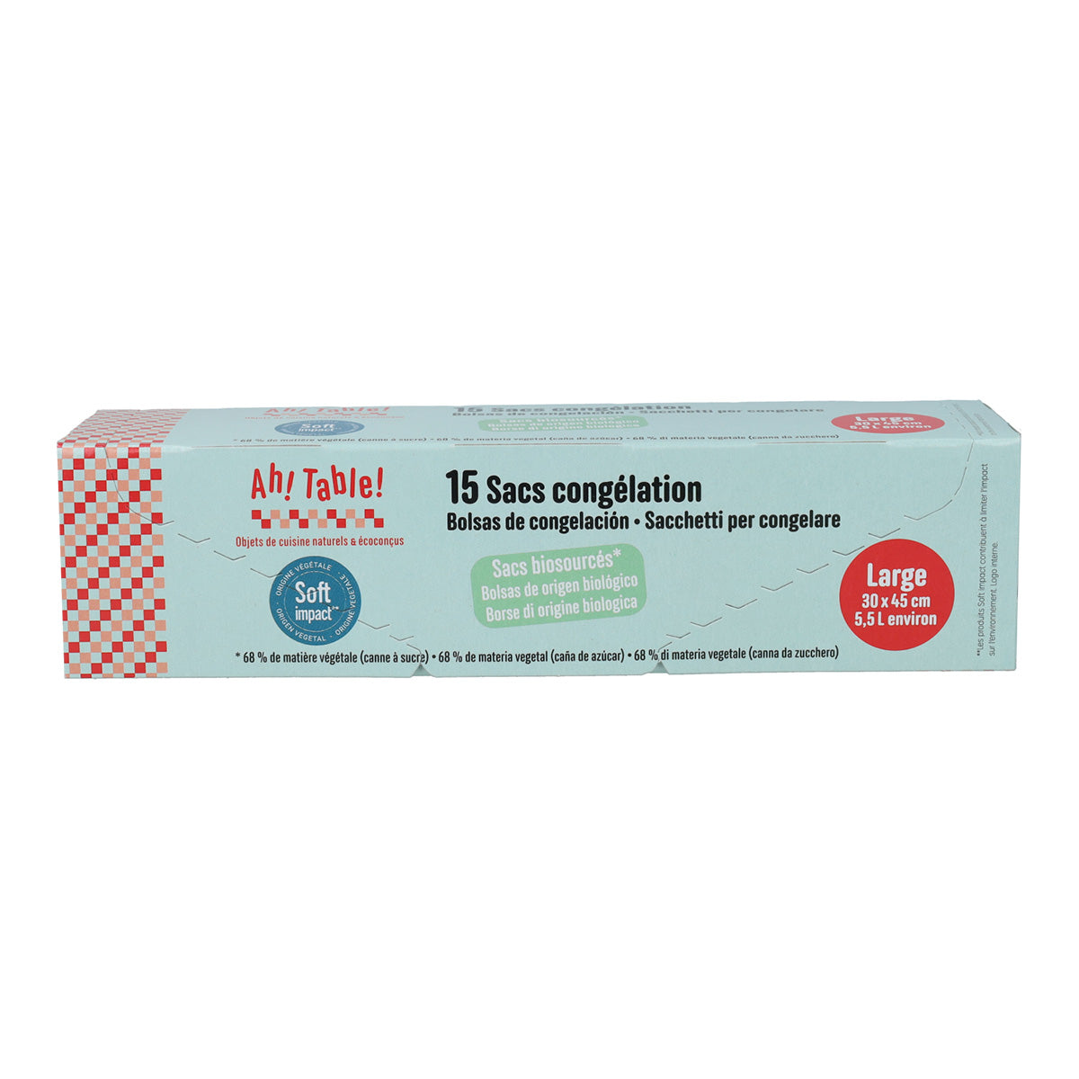 Bolsas congelar/conserva 30 x 45mm, Ecodis, 15 Unidades