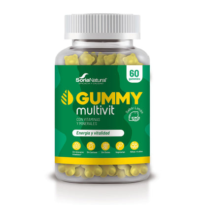 Multivitamínico gominolas, Soria Natural, 60 comprimidos