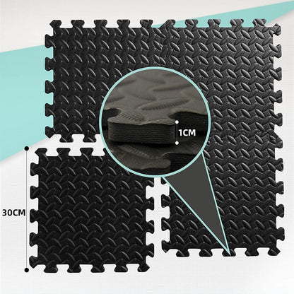 Esterilla Tipo Puzzle Protector De Gimnasio Suelo Acolchado Perpetual (4 Piezas-60x60cm)_4