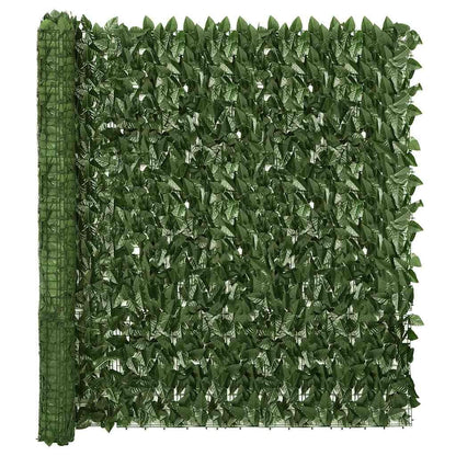 Vidaxl Toldo Para Balcón Con Hojas Verde Oscuro 300x150 Cm_0