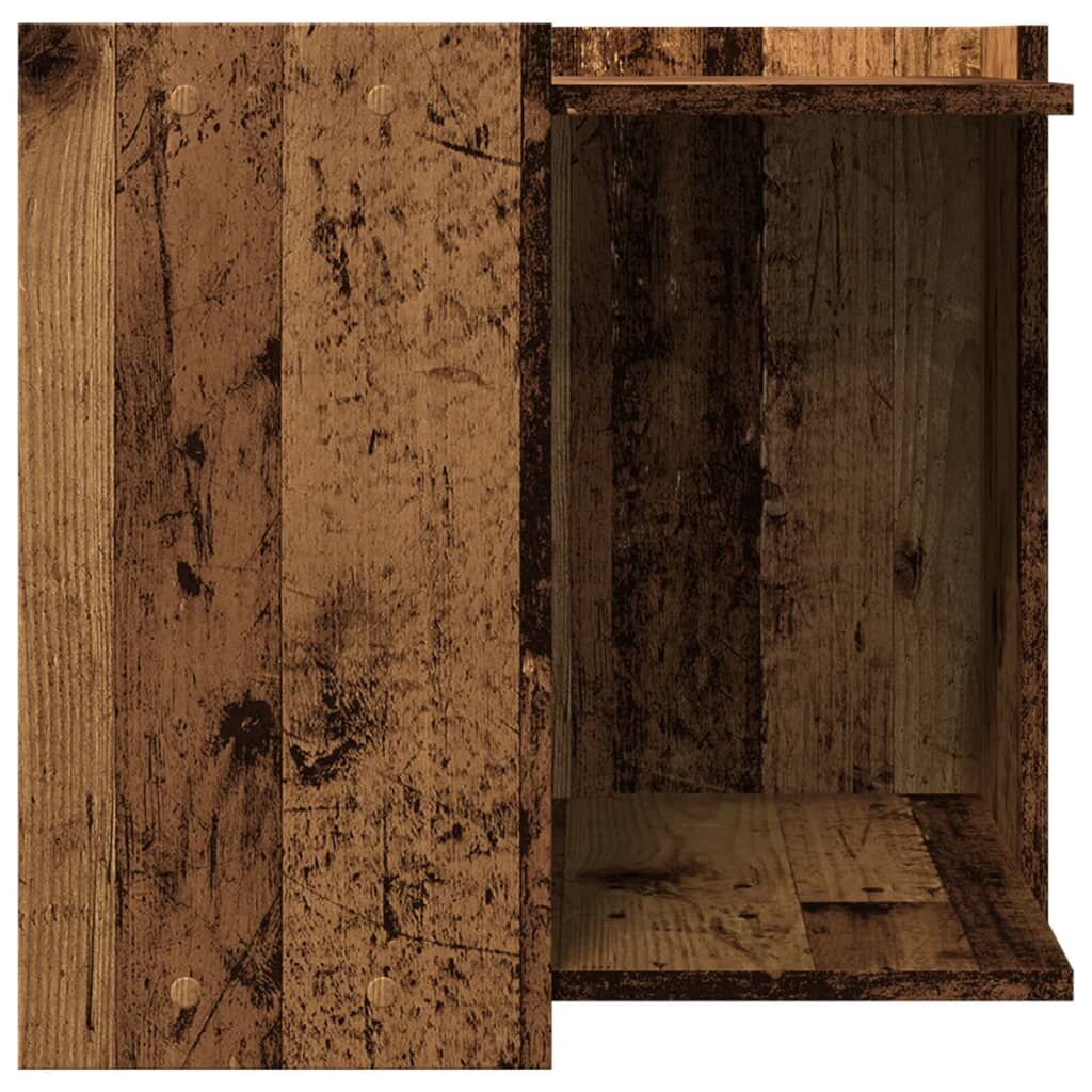 Vidaxl Mueble Arenero De Gatos Madera Ingeniería Envejecida 53x53x51cm_4