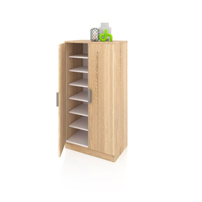 Zapatero Liam 55 Melamina, Roble, 55 X 108 X 36_0