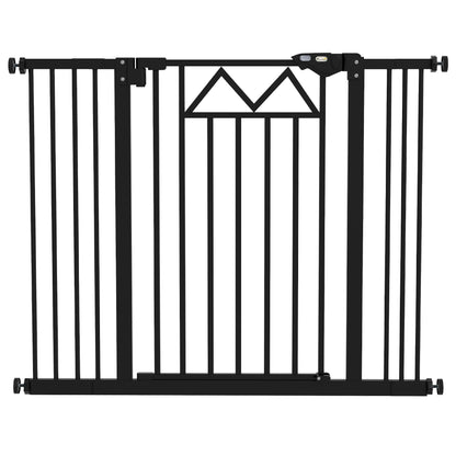 Pawhut Barrera De Seguridad Extensible Con Cierre Automático 74-100x76 Cm Negro_0