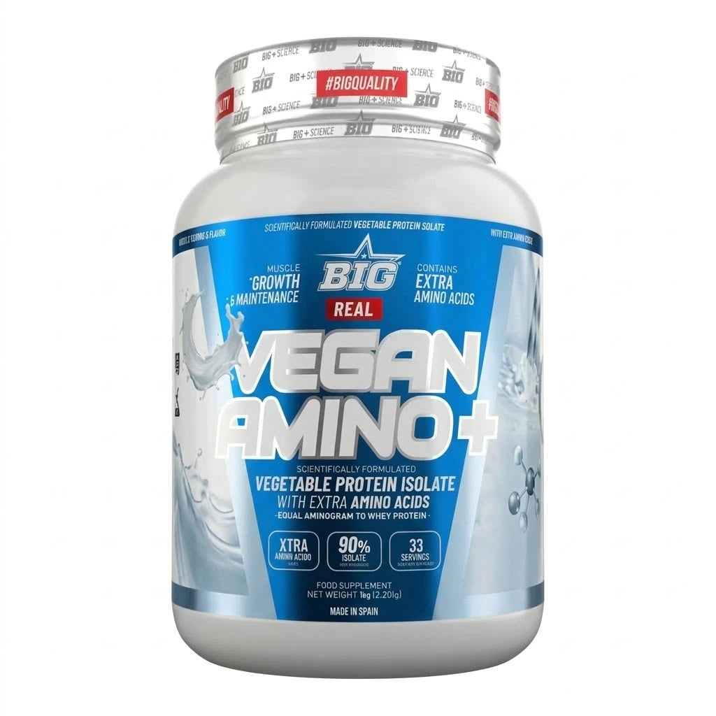 Real Vegan Amino+ - 1kg - Mougly Chocolate - Proteína Vegetal - Big_0