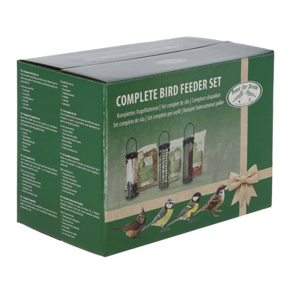 Esschert Design Juego Completo De Comederos Para Pájaros 3 Piezas S_5
