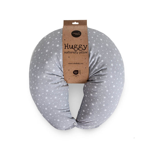 Cojín De Lactancia Huggy Basic Grey Stars_0