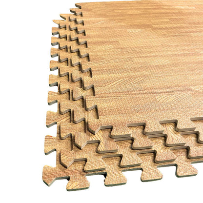 Tatami Puzzle 1cm 60x60cm – Pack 4 Uds (t60-4) Parquet Marrón_1