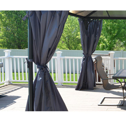 Set Cortinas para gazebo cenador Martinique 4300 Canopia by Palram