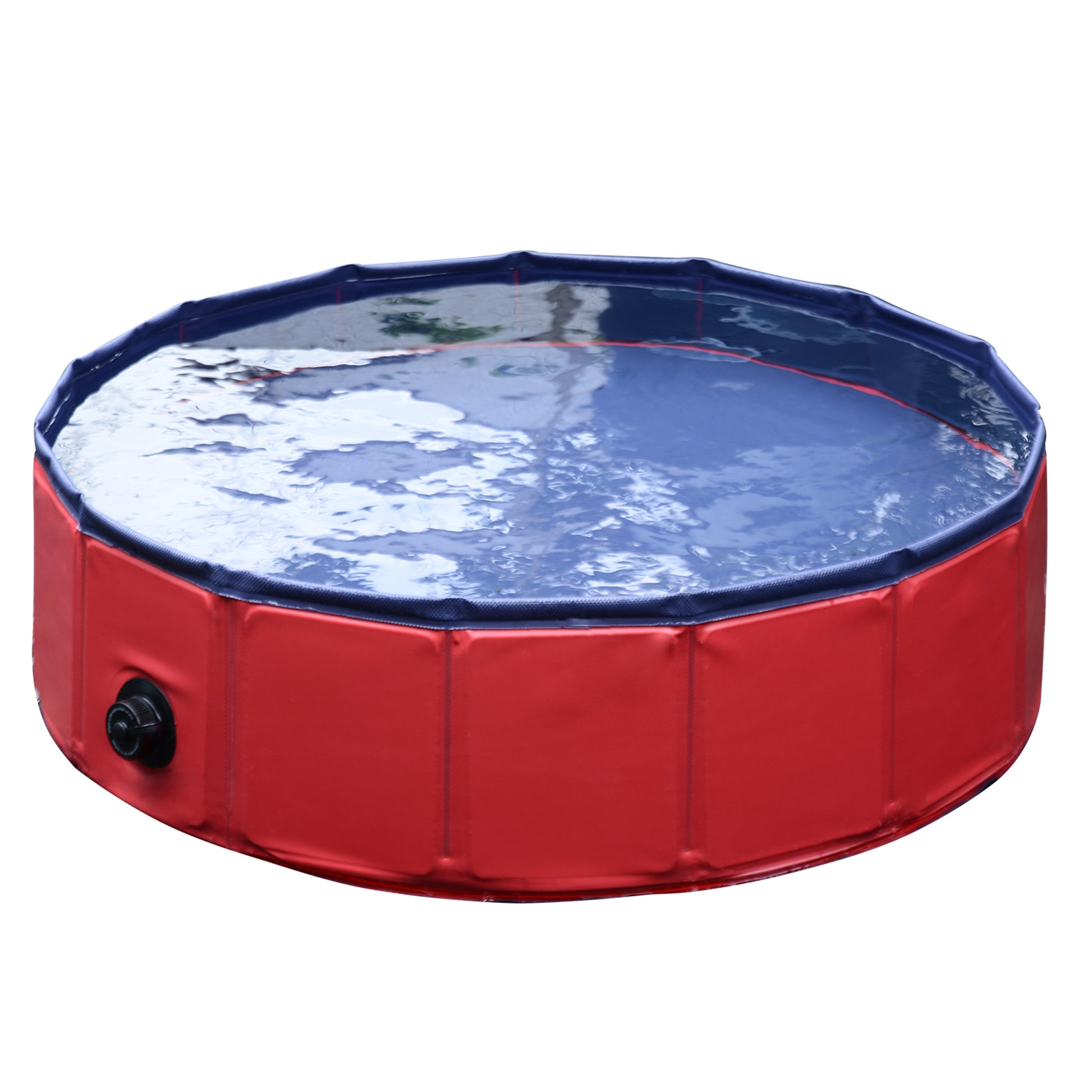 Pawhut Piscina Plegable Para Mascotas Bañera Portátil Antideslizante Ø120x30cm_3