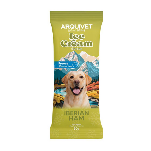 Ice Cream Helado de Jamón Ibérico para perros Arquivet 50 g