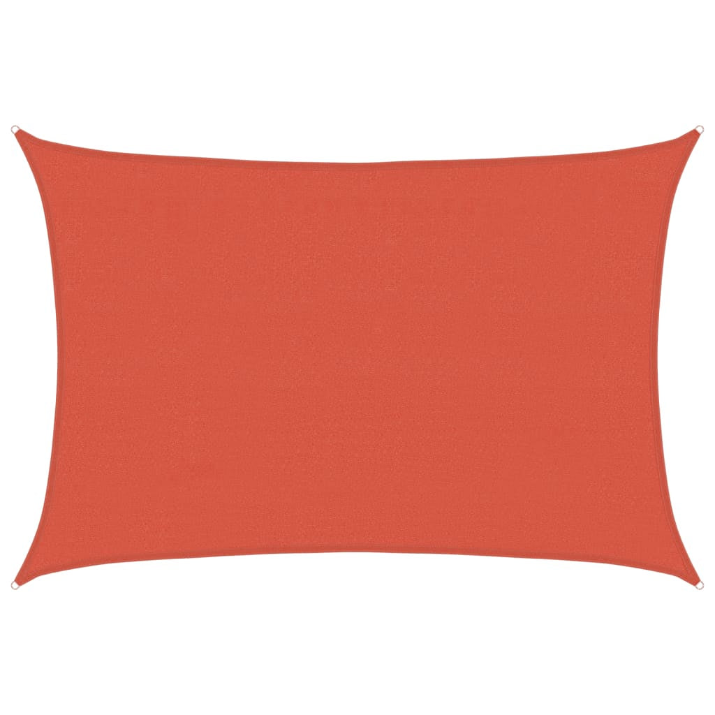 Vidaxl Toldo De Vela Terracota Hdpe 160 G/m² 4x6 M_0