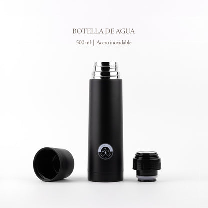Botella - Termo De Agua 500ml En Acero Inoxidable Negro Scalpers Home_1