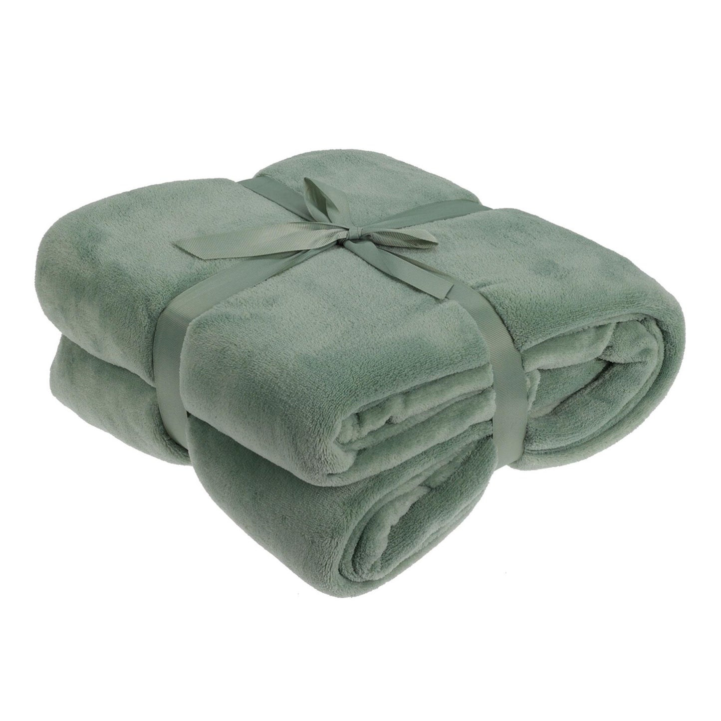 Well Home Manta Polar Coral De 250 Gsm, 100% Poliéster Color Verde Claro_0